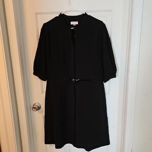 Calvin Klein Black Midi Dress